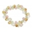Various Crystal faceted beads bracelet
