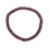 Garnet flat beads bracelet