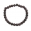 Garnet round beads bracelet