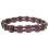 Garnet faceted DD beads bracelet