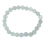 Aquamarine round beads bracelet