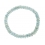 Aquamarine flat beads bracelet