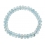 Aquamarine flat beads bracelet