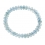 Aquamarine flat beads bracelet