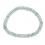 Aquamarine barrel beads bracelet