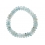 Aquamarine faceted flat beads bracelet
