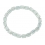 Aquamarine faceted barrel beads bracelet