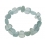 Aquamarine irregular beads bracelet