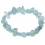 Aquamarine irregular beads bracelet