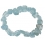 Aquamarine irregular beads bracelet