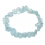 Aquamarine irregular beads bracelet