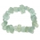 Aquamarine irregular beads bracelet