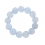 Blue chalcedony David star beads bracelet