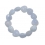 Blue chalcedony heart beads bracelet