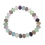 Fluorite flat beads bracelet