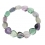 Fluorite heart beads bracelet