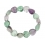 Fluorite heart beads bracelet