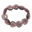 Fluorite heart beads bracelet