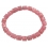 Rhodochrosite barrel beads bracelet