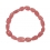 Rhodochrosite irregular beads bracelet