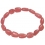 Rhodochrosite irregular beads bracelet