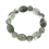 Green Phantom barrel & round beads bracelet