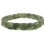 Green Rutilated Quartz DD beads bracelet