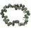 Green Phantom pear shape beads bracelet