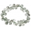 Green Phantom pear shape beads bracelet