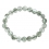Green Phantom faceted round beads bracelet