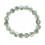Green Phantom faceted round beads bracelet