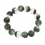 Green Phantom round beads bracelet