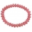 Rhodochrosite flat beads bracelet