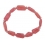 Rhodochrosite irregular beads bracelet