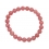 Rhodochrosite round beads bracelet