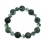 Green Phantom round beads bracelet